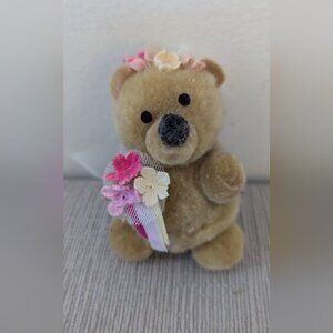 Adorable Flower Girl Teddy Bear